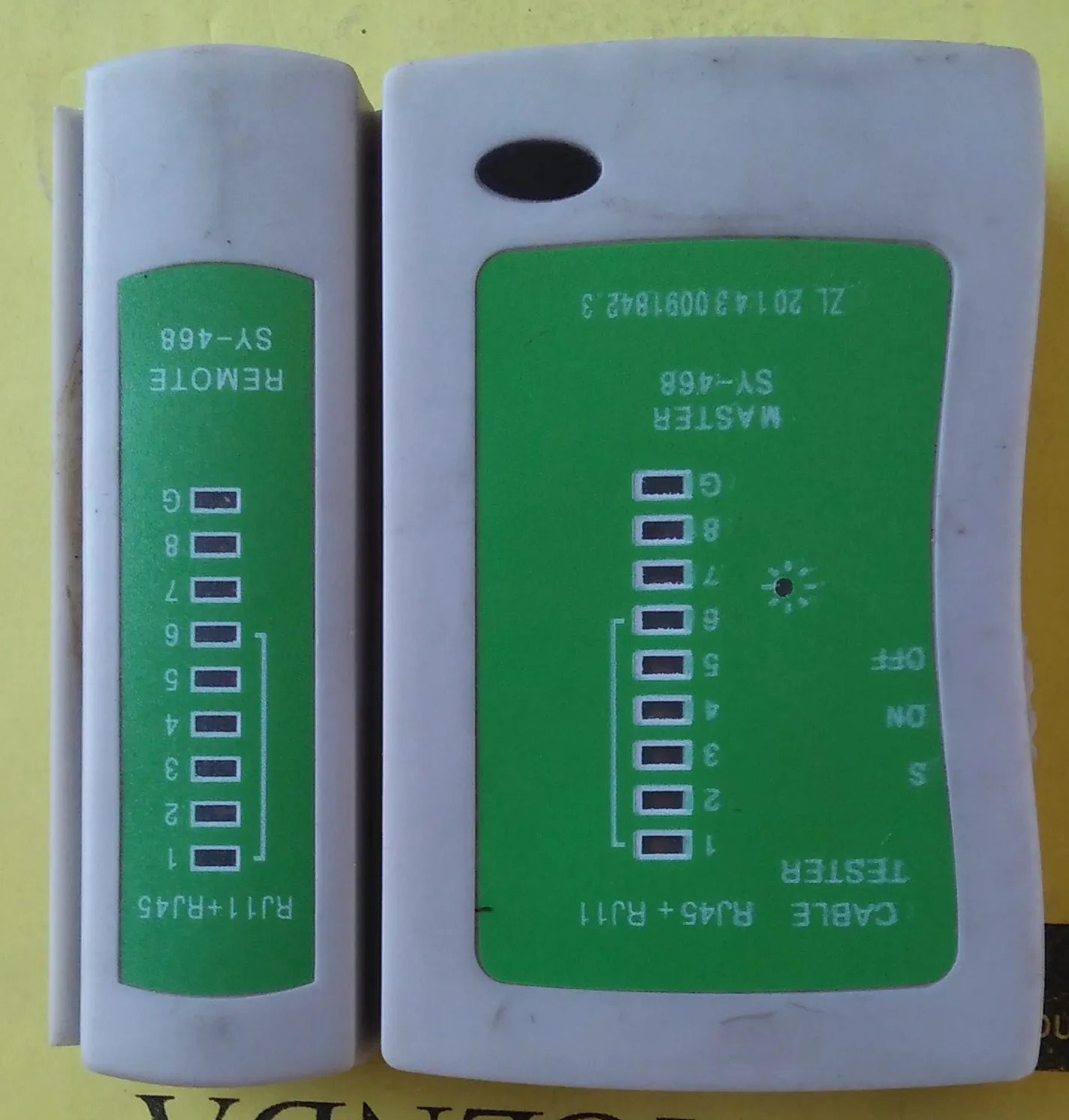 RJ45 Tester（來源：Wikimedia Commons）