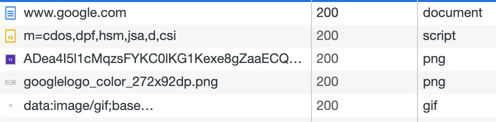 Chrome 開發者模式查看下載文件